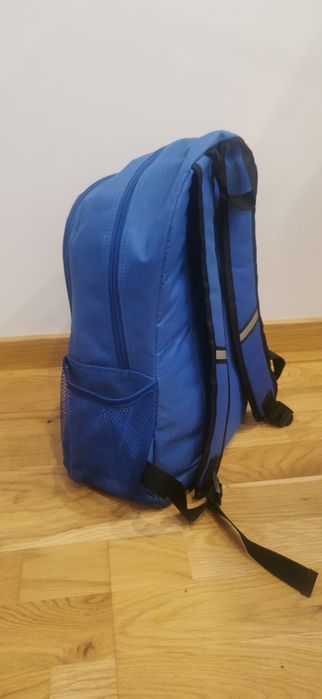 Plecak, niebieski, do szkoły, pracy, na wycieczki, nowy, bez metki