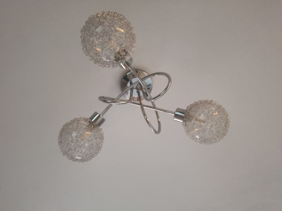 Lampa sufitowa 2sztuki z żarówkami