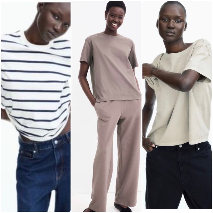 H&M футболки базові hm S, M