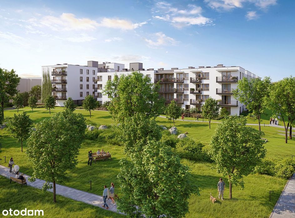 2-pokojowe mieszkanie 41m2 + balkon