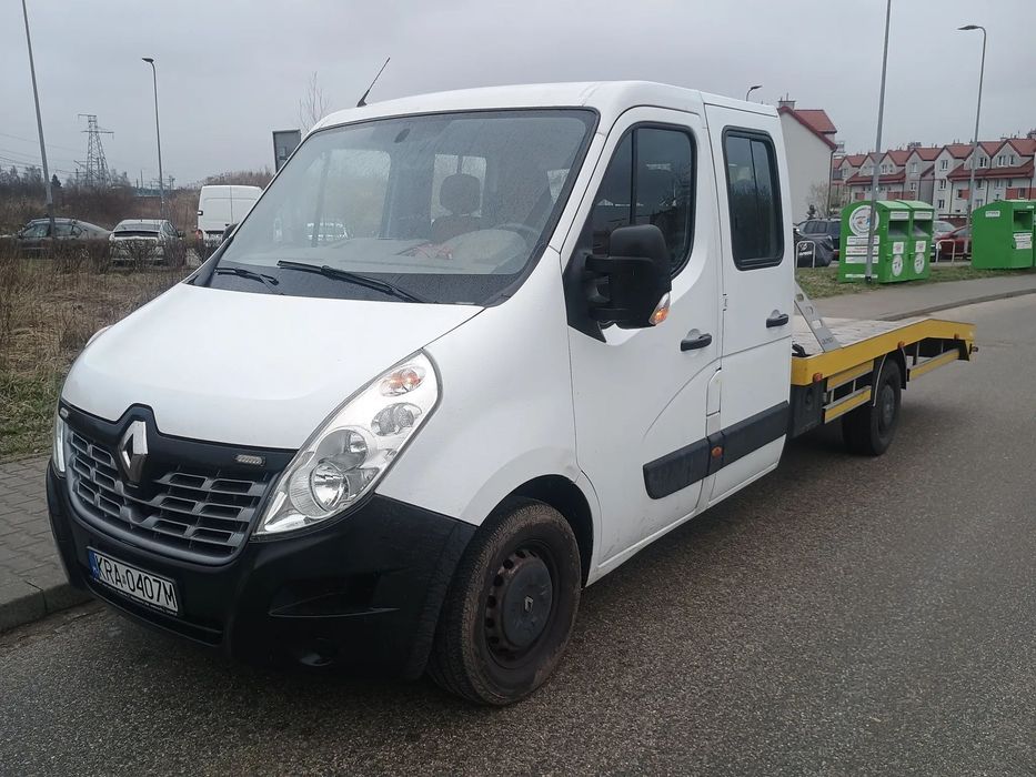 Renault Master  Likwidacja firmy -Laweta 7-osob klima-ZAMIANA