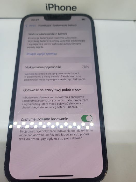 iPhoen 13 midnight 128gb + pud 78% Komis madej gorlice