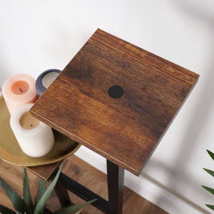 Kwietnik Stojący Metalowy Drewniany 4 Doniczki Z Kwiatami Rośliny 84cm