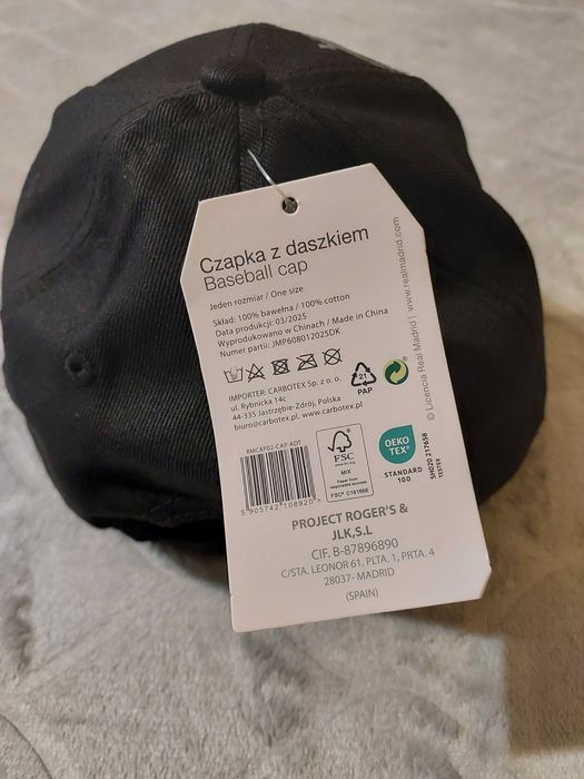 Czapka z daszkiem  Real Madryt