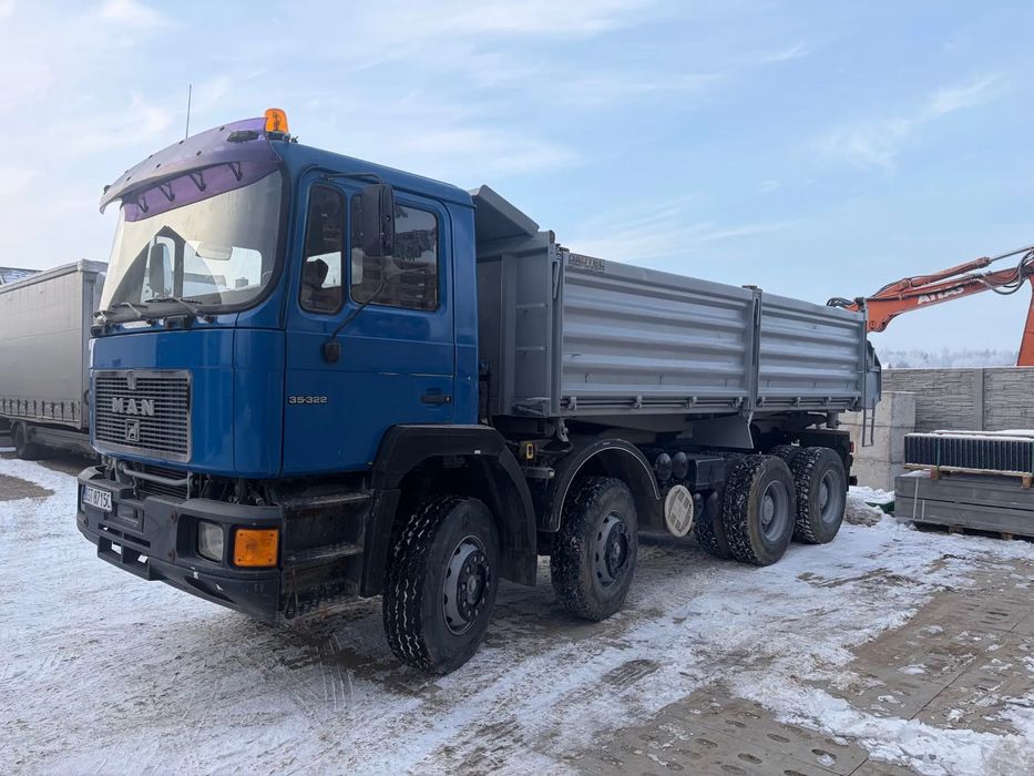 MAN 32.322  MAN 35.322 8X4 Wywrotka/zabudowa wymienna DAUTEL DUAL