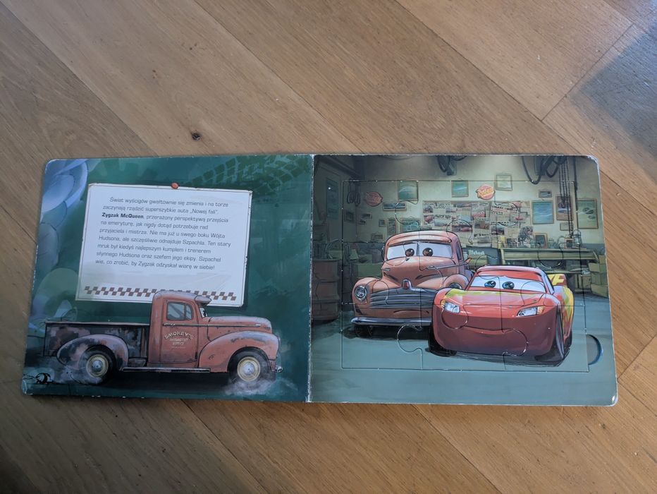 Puzzlowa książeczka Auta 3 Disney pixar