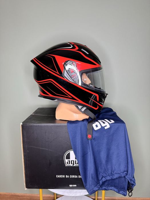 Kask Motocyklowy Agv ML K5-S Magnitude Red Shoei Hjc Ls2 Shark Nolan