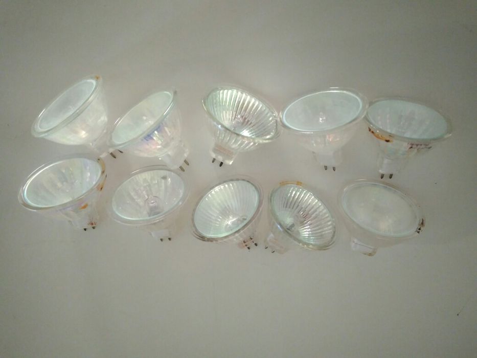 10 lâmpadas de halogéneo