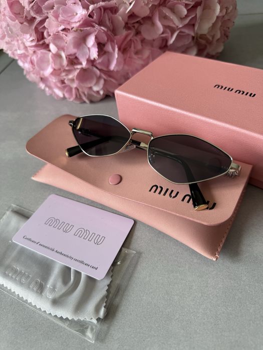 Жіночі сонцезахисні Окуляри MiuMiu нові графіт