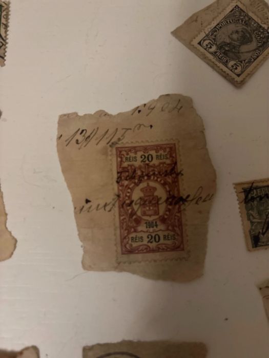 Selos antigos com mais de 100 anos