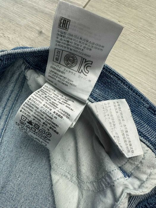 Jeansy damskie Levi's Line 8 W31 niebieskie