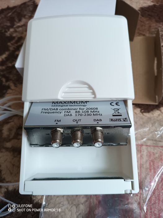 Sumator sygnałów antenowych FM/DAB+ MAXIMUM