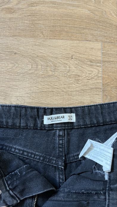 Calções pretos da Pull & Bear