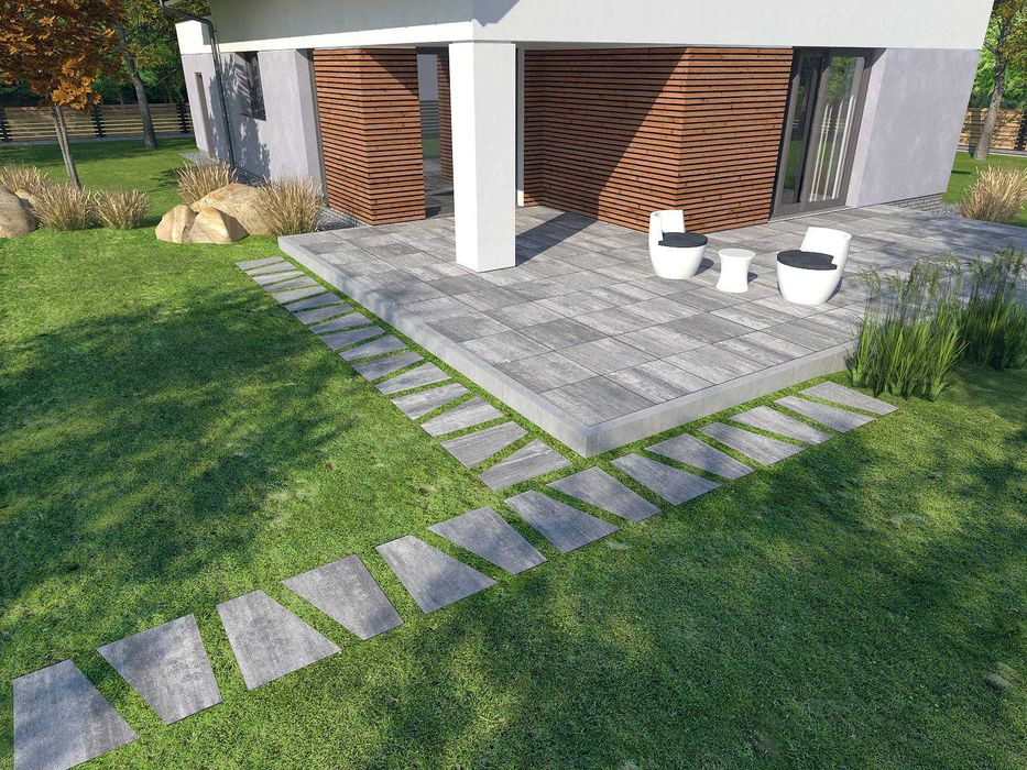 Płyta brukowa Bosso 60x60x4,5 cm nerino szary grafit dostawa hds