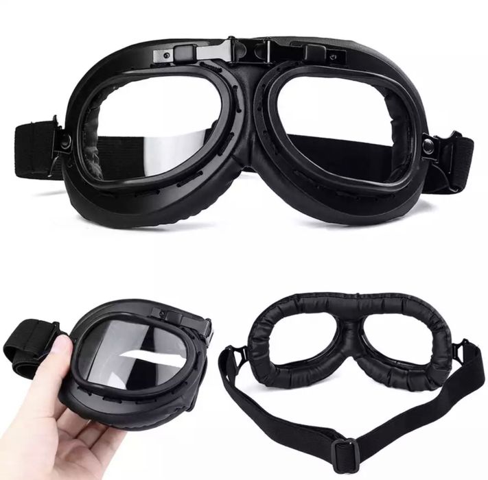 Óculos aviador moto transparentes, escurecidos, espelhados e amarelos