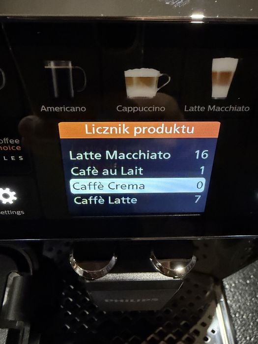 Ekspres Philips latte go 5400 (5441/50) jak nowy, Gwarancja
