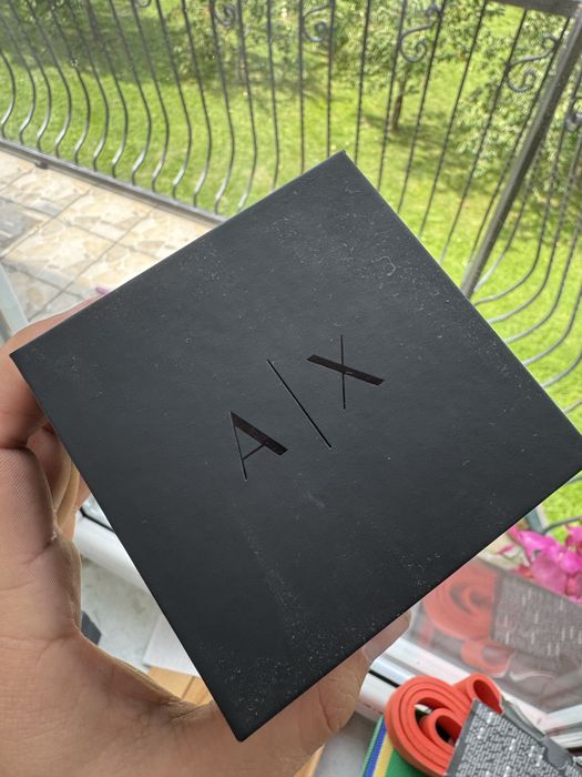 Zegarek meski Armani Exchange oryginal z pudelkiem czarny