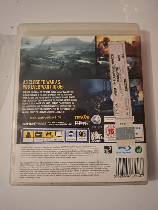 Flashpoint ps3 videojogo