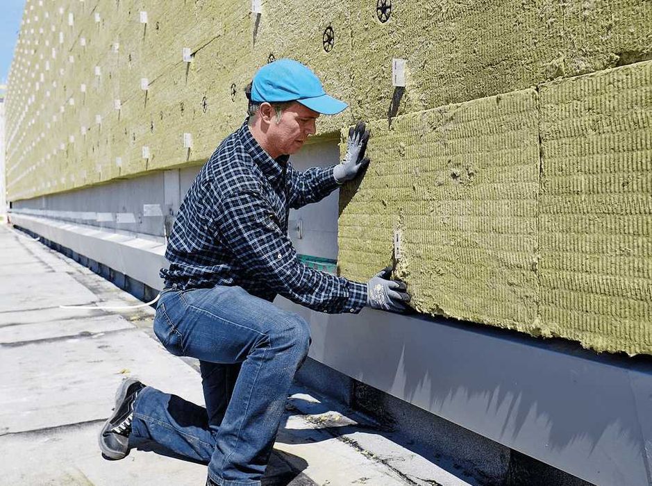 Мінеральна вата для фасаду будинку, даху та мансарди, утеплення стін