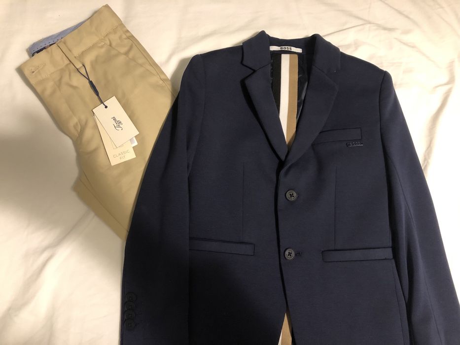 Casaco Hugo Boss e calças Tizzas