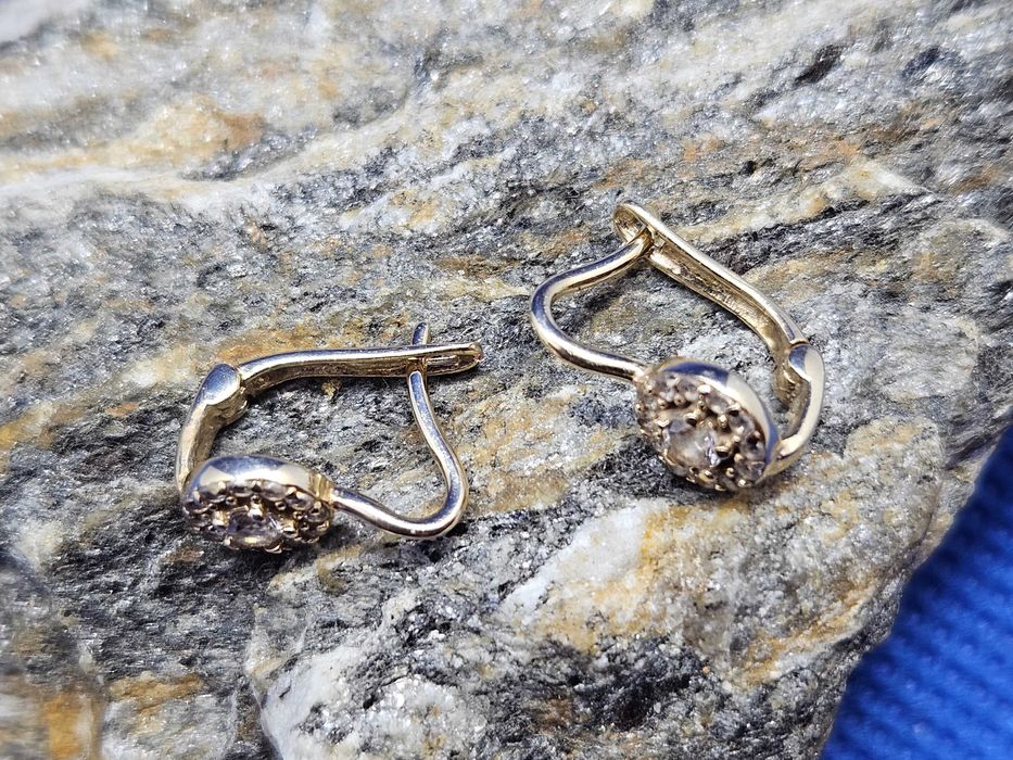 Złote Kolczyki 14K 1,29 gr