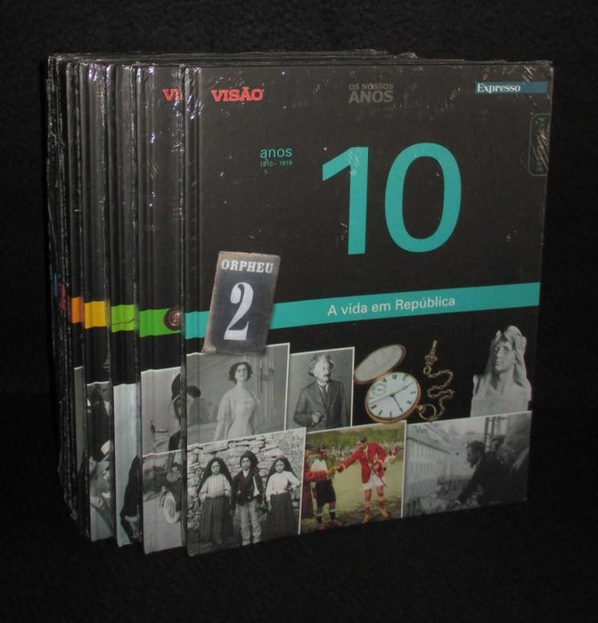 Livros Os Nossos Anos 10 Volumes Completo Selados