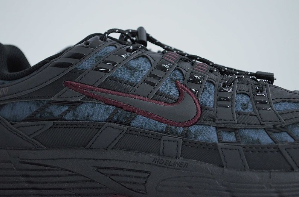 Nike P-6000 Black/Burgundy Crush кросівки 39-44 розмір