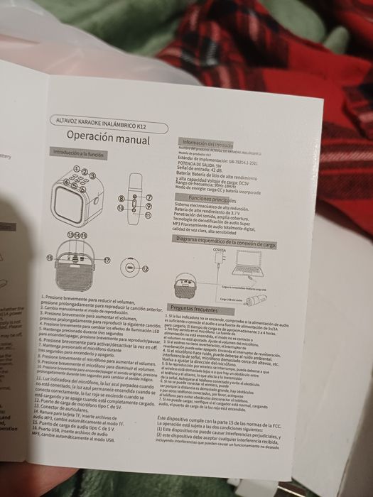 Mikrofon karaoke dziecięcy