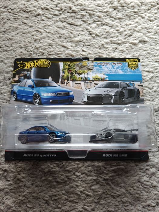Hot Wheels Car Culture - Audi S4 quattro + R8 LMS