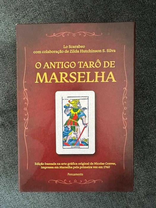 " Antigo Tarô de Marselha" Livro & 78 CARTAS - Ed. Pensamento