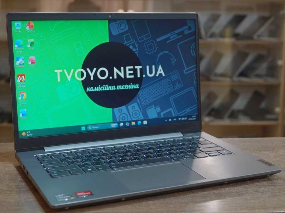ГАРАНТІЯ Lenovo (FullHD/AMD Ryzen 5 5500U/RAM 8ГБ DDR4/SSD 256ГБ)TVOYO