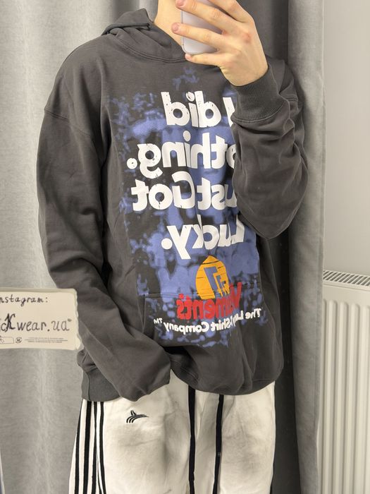 худи Vetements Didnt lucky balenciaga grailz project project gr