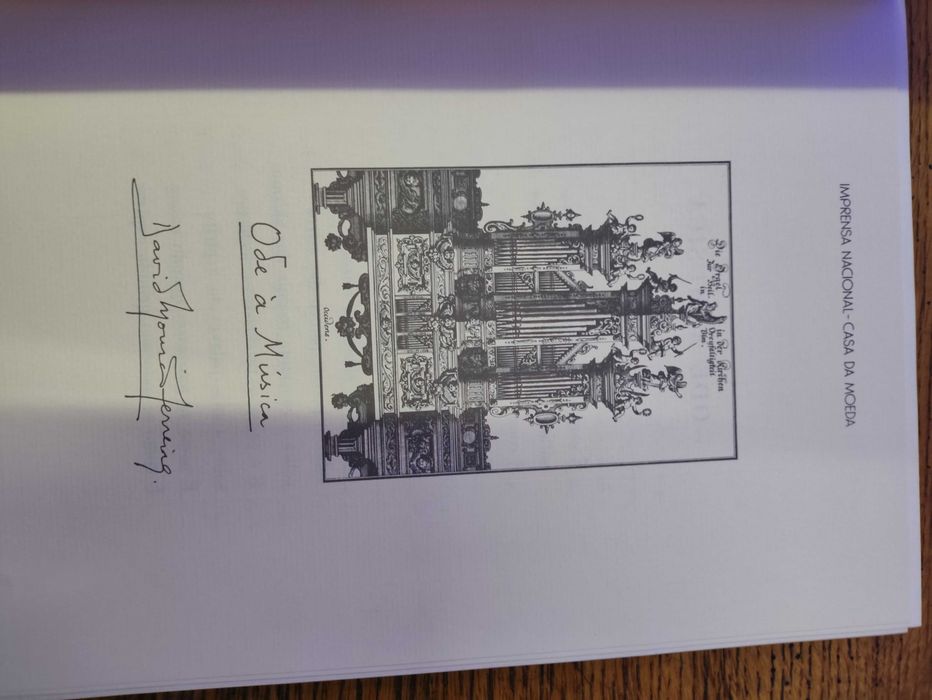 ODE À MÚSICA David Mourão Ferreira 1980-1ªEdição