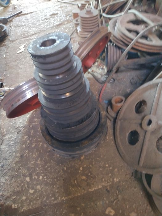 Szajby 820 mm i mniejsze, koła zębate