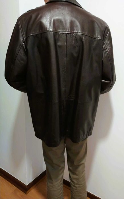 Casaco em Pele Vintage