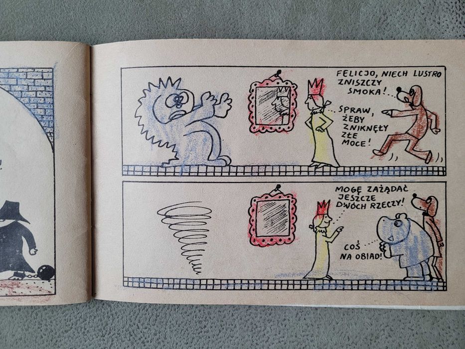 Komiks Gucio i Cezar ratują Felicję