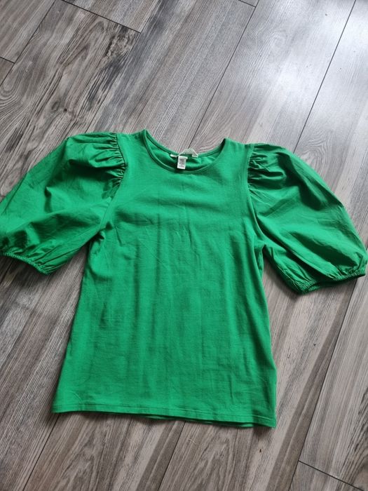 Bluzka z bufiastymi rękawami xs