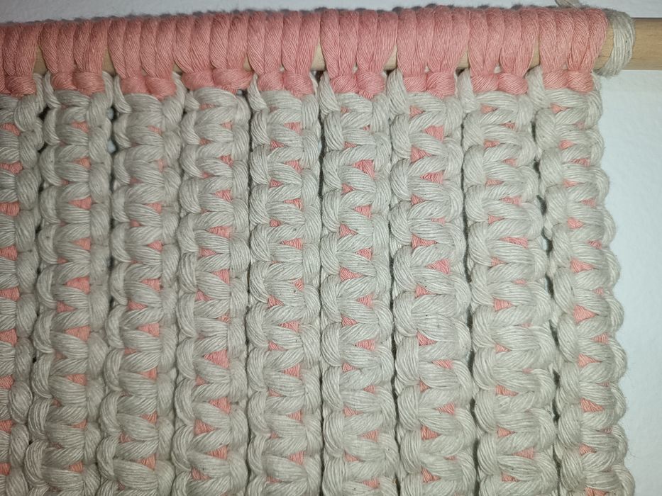 Lindo painel macramé para decoração