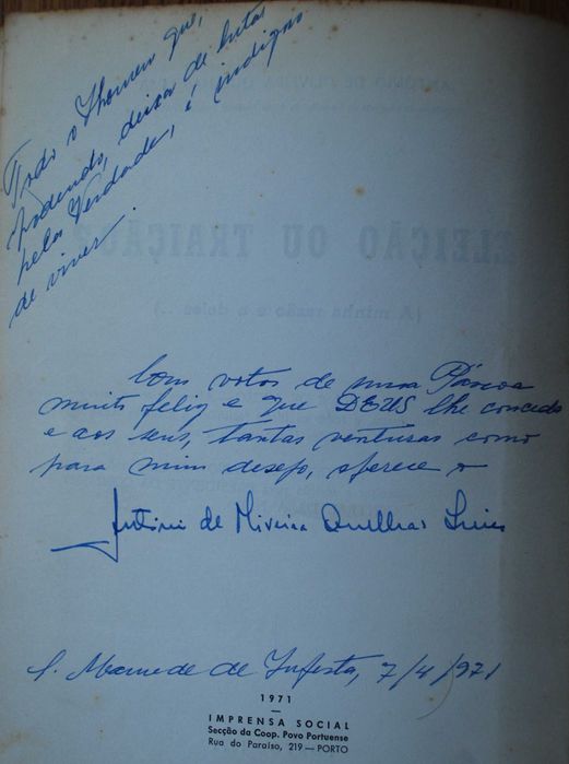 Eleição Ou Traição (A Minha Razão e a Deles..) - 1º Edição 1971