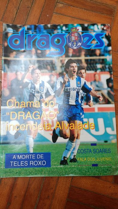 Revistas antigas Dragões 1992