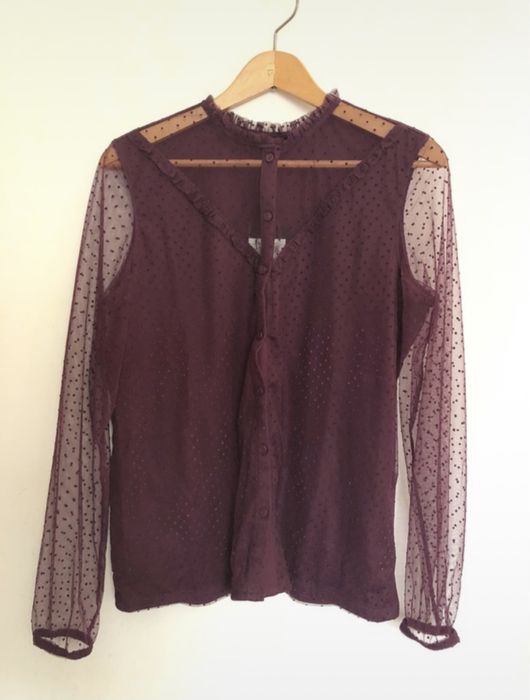 Fioletowa koszula Mohito