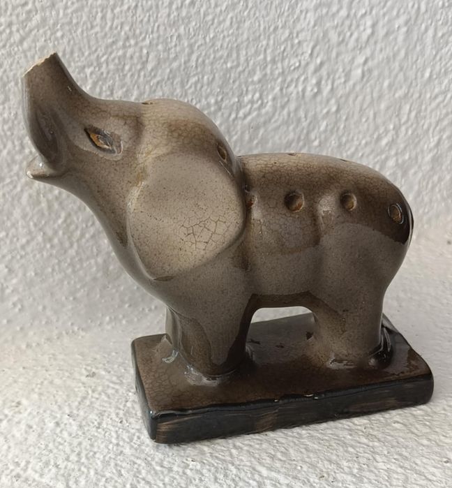 Raro paliteiros Massarelos elefante para restaurar