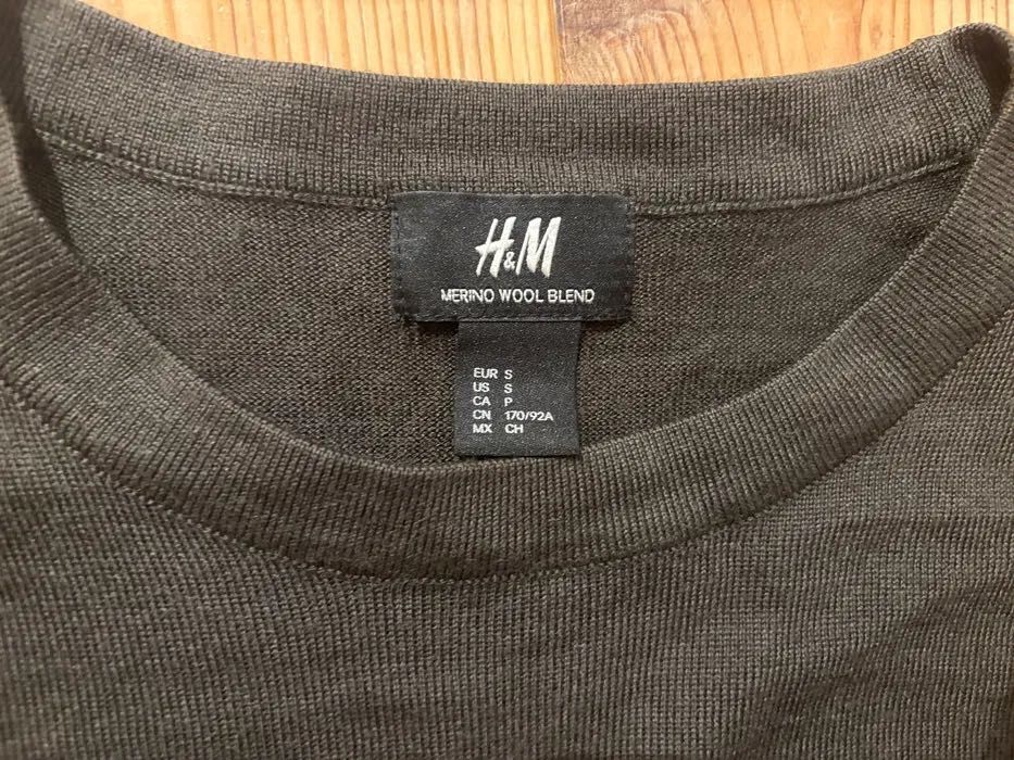 Sweter męski Merino H&M roz S