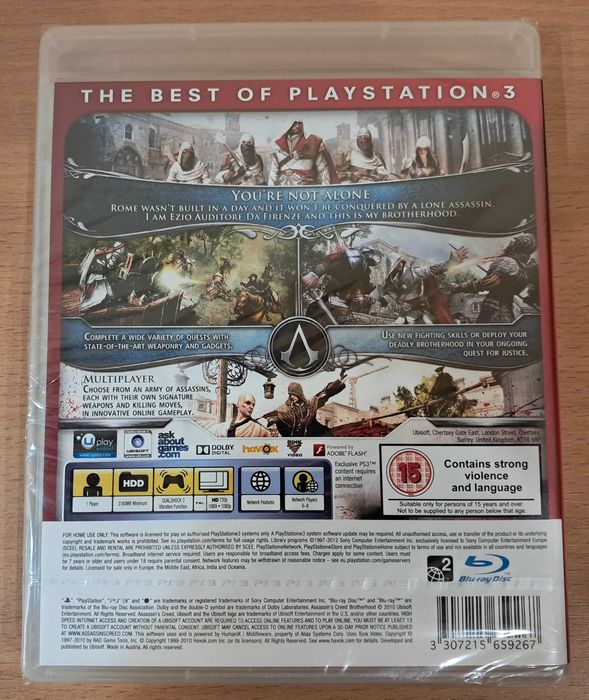 Assassin's Creed Brotherhood PS3 Nowa w folii