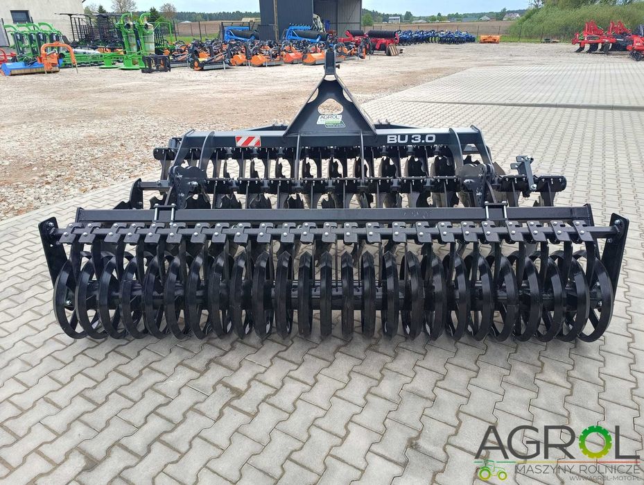 Brona talerzowa agregat talerzówka UNITECH 2.5 - 3m. AGRO FACTORY POL GROM