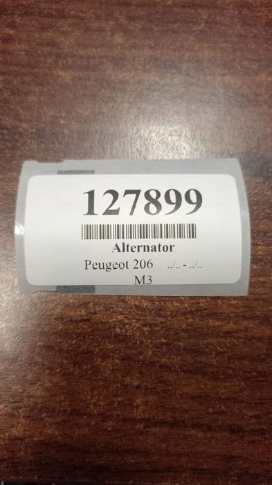 peugeot 206 1.6 alternator 9656956280