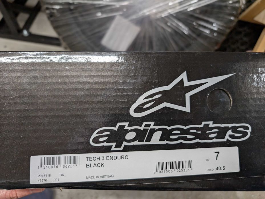 Buty motocyklowe ALPINESTARS TECH 3 ENDURO czarne 7 (40,5)