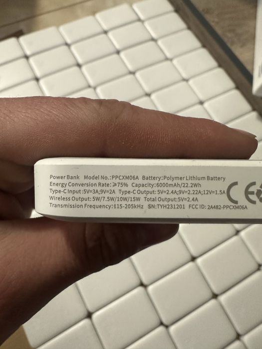 Baseus Magnetic Mini Air MagSafe 6000 мАг 20 B White