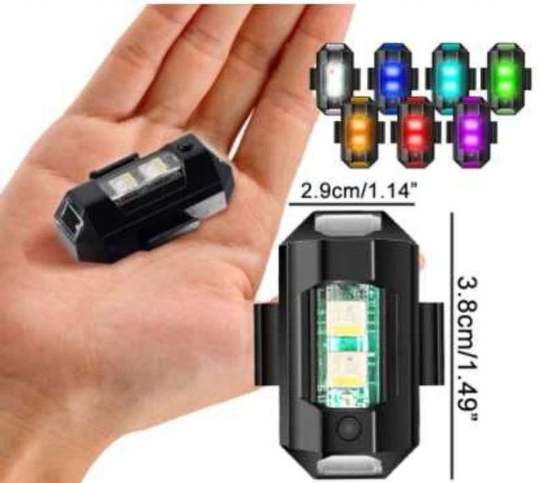 Leds mota/Drone/carro luz presença