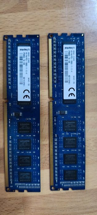 Pack 2 memórias RAM 4GB DDR3 (usadas) marca Kingston
